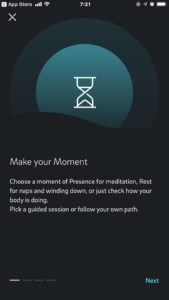 オーラリング（Oura Ring） 瞑想 アプリ 設定